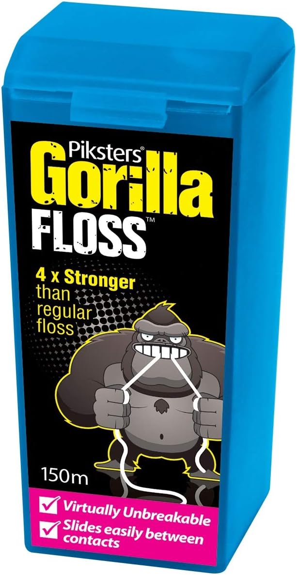 Piksters Gorilla Floss Chairside 150m Roll | Strong & Shred-Resistant