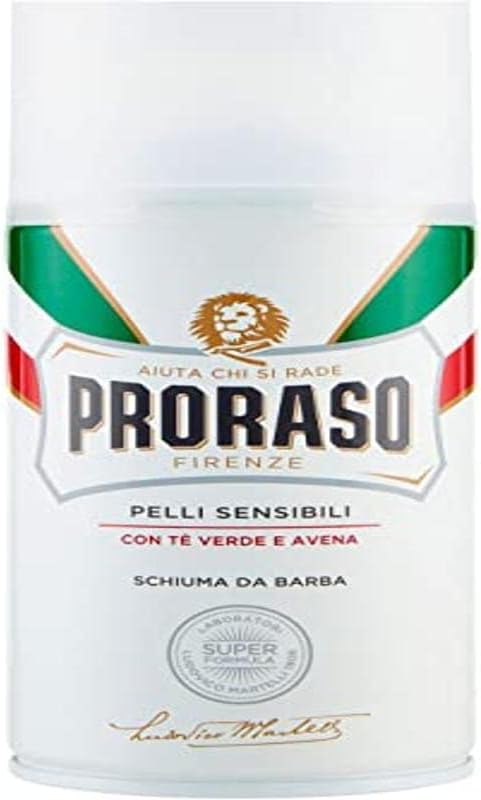 Proraso Sensitive Beard Mousse 300ml – Soothing & Hydrating for Soft Beard