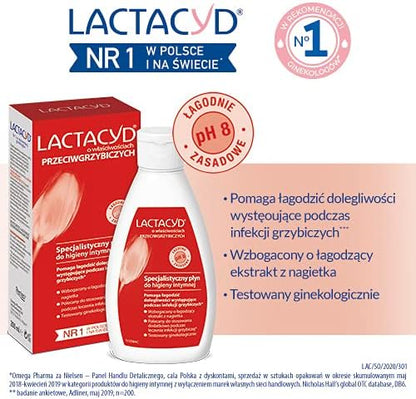 Lactacyd Antifungal Intimate Hygiene Fluid 200ml – Gentle & Soothing Care