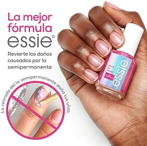 essie Hard To Resist Nail Strengthener, Repair & Protect, Purple Tint, 13.5ml