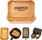 QACHOICE Air Fryer Liners, Disposable Parchment Paper for Mess-Free Cooking