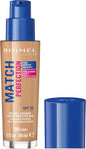Rimmel Match Perfection Foundation 100 Ivory – SPF20, 24hr Hydration