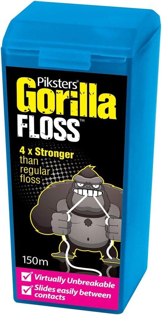Piksters Gorilla Floss Chairside 150m Roll | Strong & Shred-Resistant