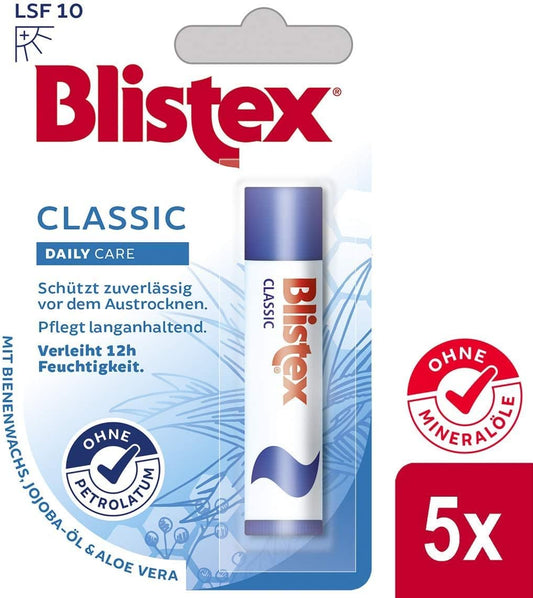 Blistex Classic Lip Care - 5 Pack | Moisturizing Protection