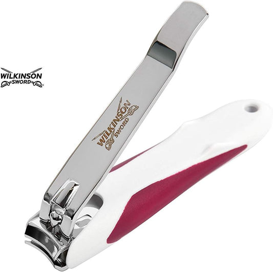 Wilkinson Sword Toenail Clipper with Nail Catch – Stainless Steel