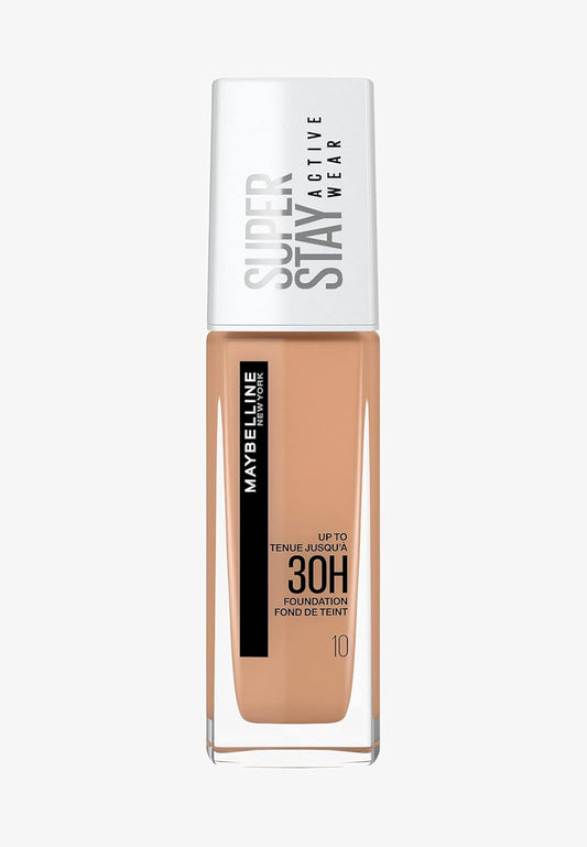 Maybelline Super Stay Foundation 30ml - Ivory 10, Waterproof, Full Cover