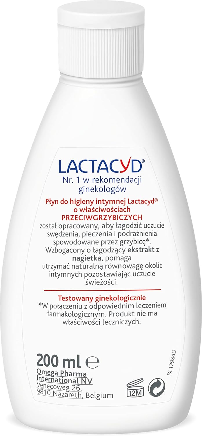 Lactacyd Antifungal Intimate Hygiene Fluid 200ml – Gentle & Soothing Care