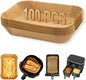 QACHOICE Air Fryer Liners, Disposable Parchment Paper for Mess-Free Cooking