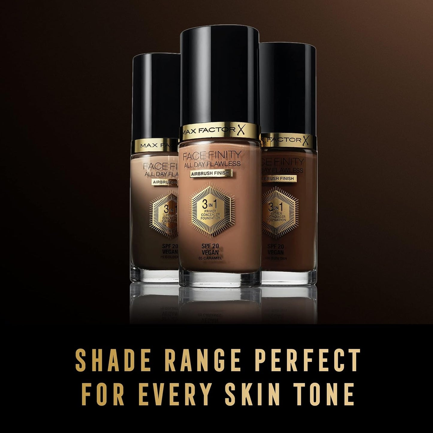 Max Factor Facefinity 3-in-1 Foundation 30ml – Soft Toffee, SPF 20