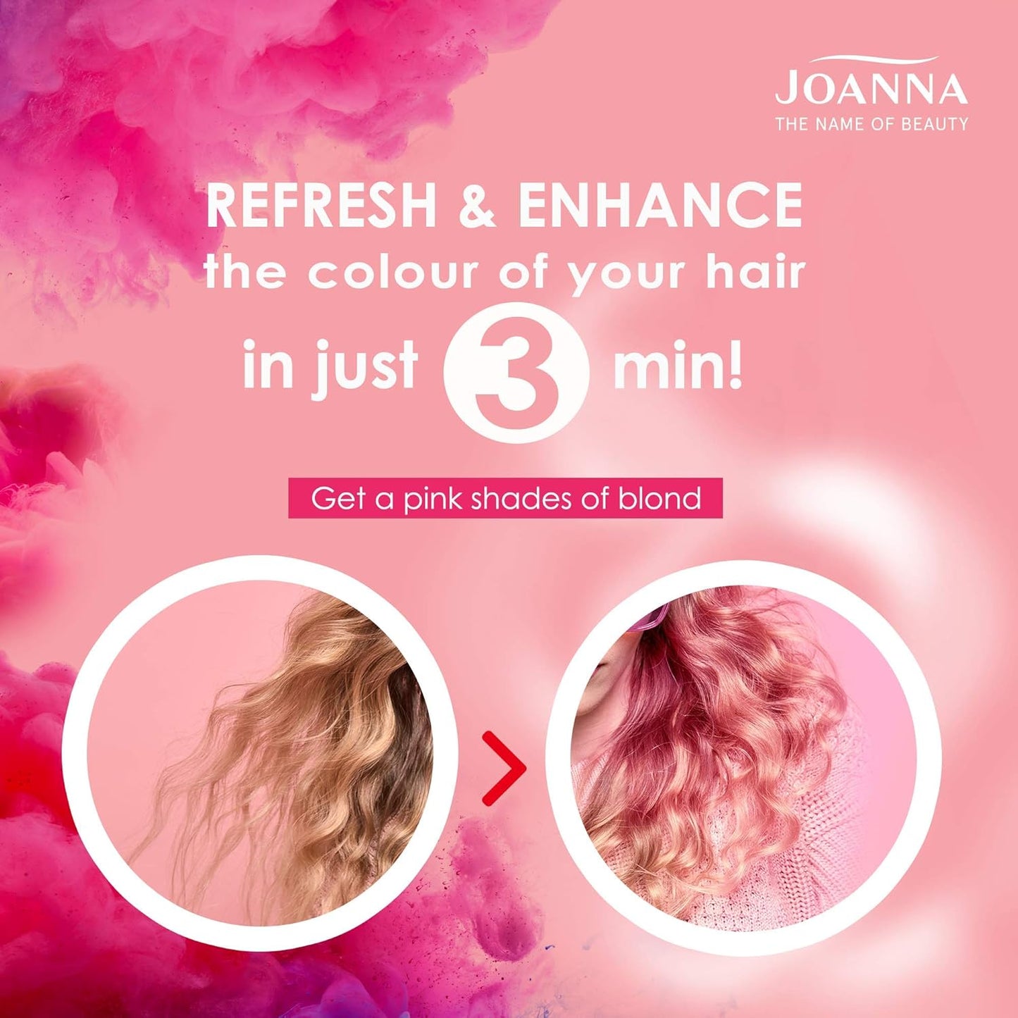 Joanna Pink Conditioner for Blonde Hair – Hydrating Colour Enhancer
