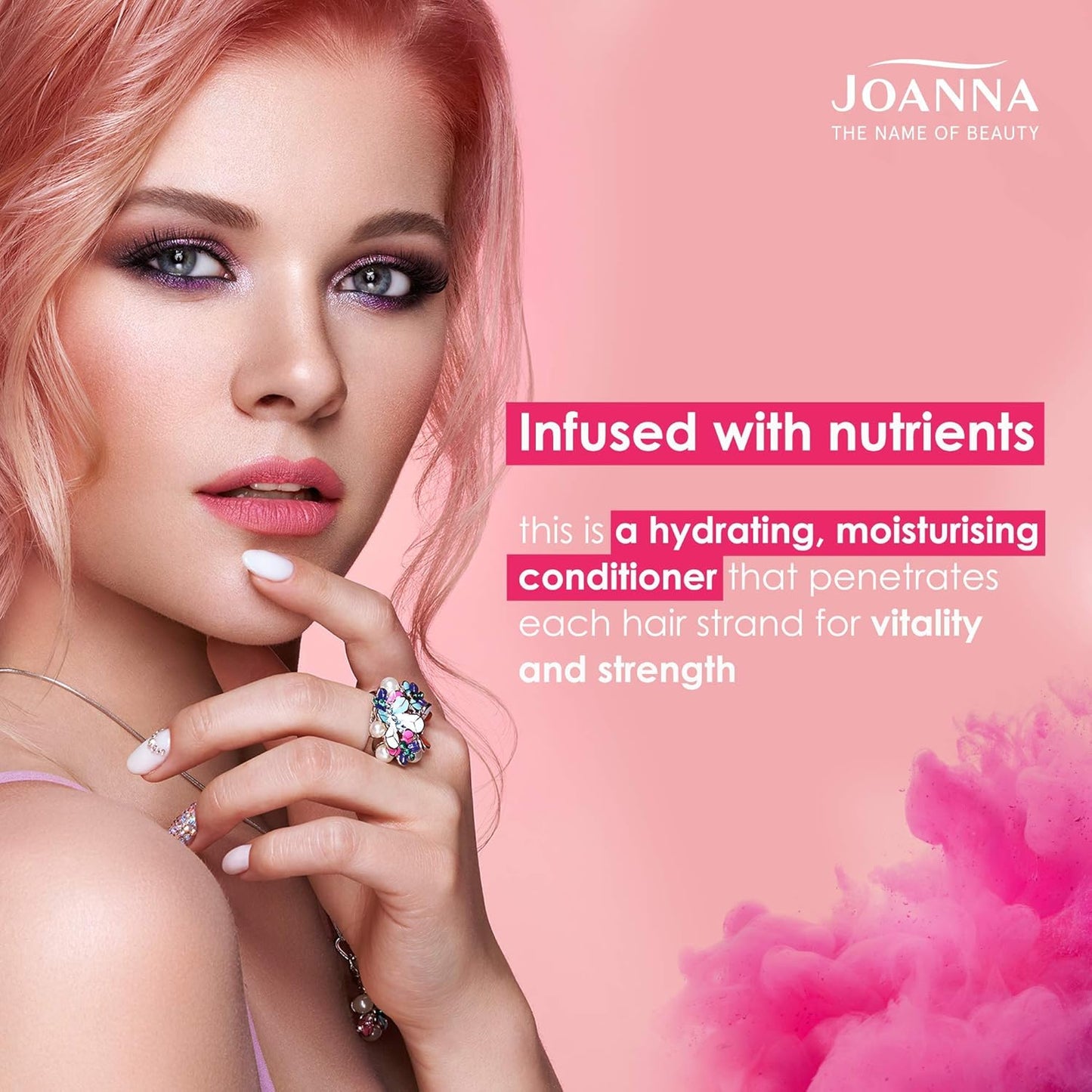 Joanna Pink Conditioner for Blonde Hair – Hydrating Colour Enhancer