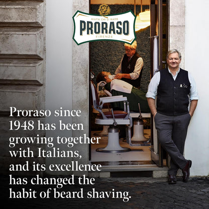 Proraso Sensitive Pre-Shave Cream 100ml – Softens Skin with Oat & Green Tea
