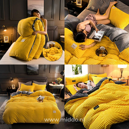 Velvet Fleece Duvet Cover | Wrap Yourself in Ultimate Comfort and Warmth for Cold Winter Nights