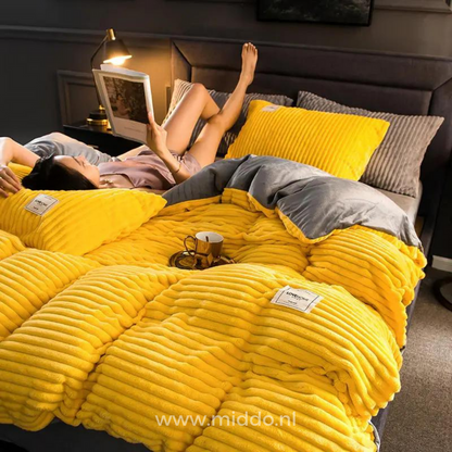 Velvet Fleece Duvet Cover | Wrap Yourself in Ultimate Comfort and Warmth for Cold Winter Nights
