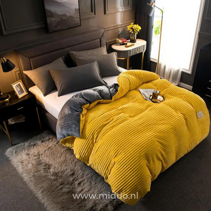 Velvet Fleece Duvet Cover | Wrap Yourself in Ultimate Comfort and Warmth for Cold Winter Nights