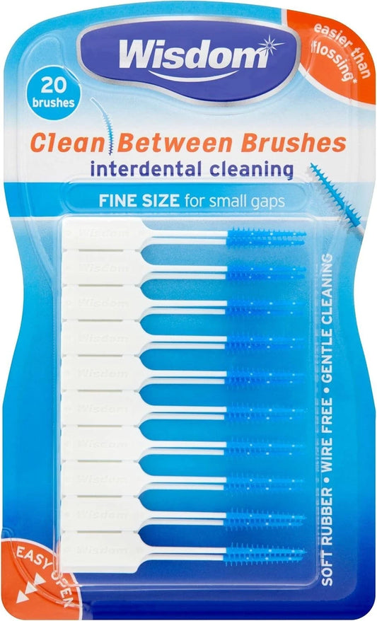 Wisdom Clean Between Interdentals - Pack of 20 | Easy Plaque Removal