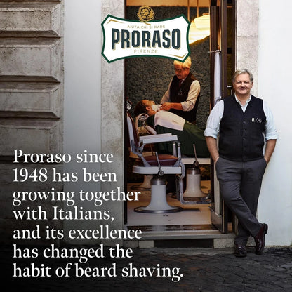 Proraso Pre-Shave Cream Green 300ml – Refreshing & Soothing for Smooth Shave